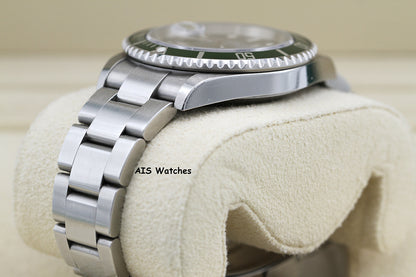 Rolex Submariner 16610LV 50th Anniversary Kermit D Serial Box & Papers