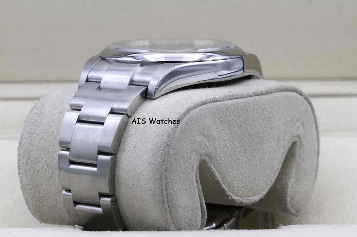 Rolex 114300 Oyster Perpetual 39MM Purple Dial 2018 Box & Papers