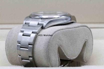 Rolex 114300 Oyster Perpetual 39MM Purple Dial 2018 Box & Papers