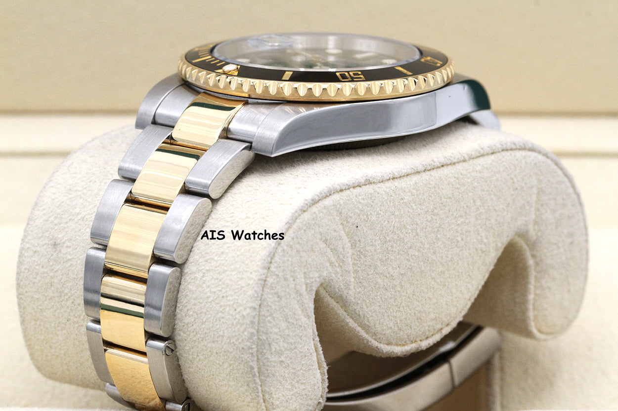 Rolex Submariner 18K YG/SS 116613LN Black Dial Ceramic 40MM 2015 B&P