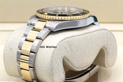 Rolex Submariner 18K YG/SS 116613LN Black Dial Ceramic 40MM 2015 B&P