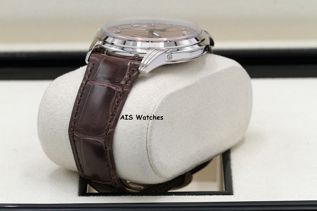 Patek Philippe Perpetual Calendar 5320G White Gold Rose Dial Box & Papers