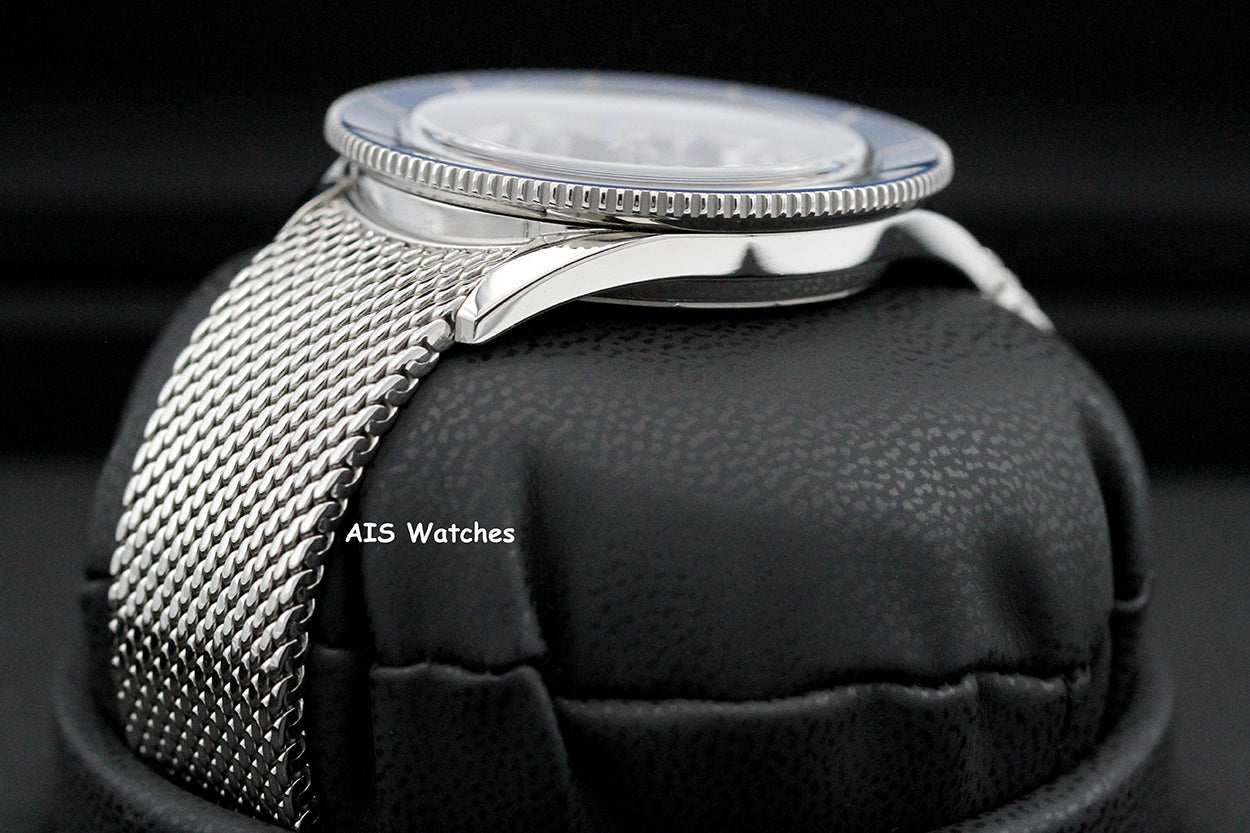 Breitling SuperOcean Heritage '57 A103702A1C1A1 Blue Rainbow Mesh Bracelet SS 42MM B&P