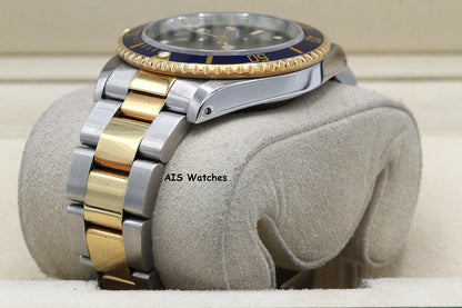 Rolex Submariner 16613 U Serial Blue Dial Box & Papers + RSC Card
