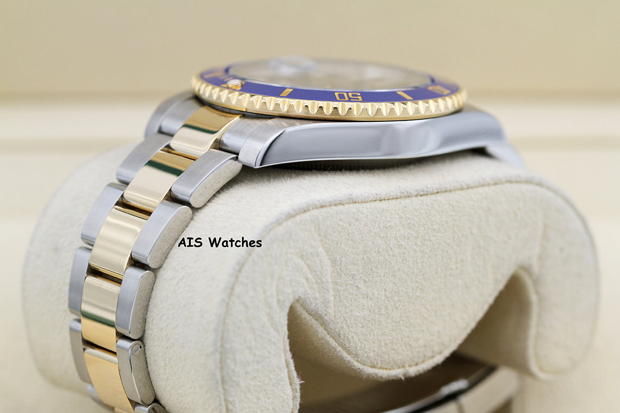 Rolex Submariner 18K YG/SS 116613LB SunBurst Blue Dial Ceramic 40MM 2019 B&P