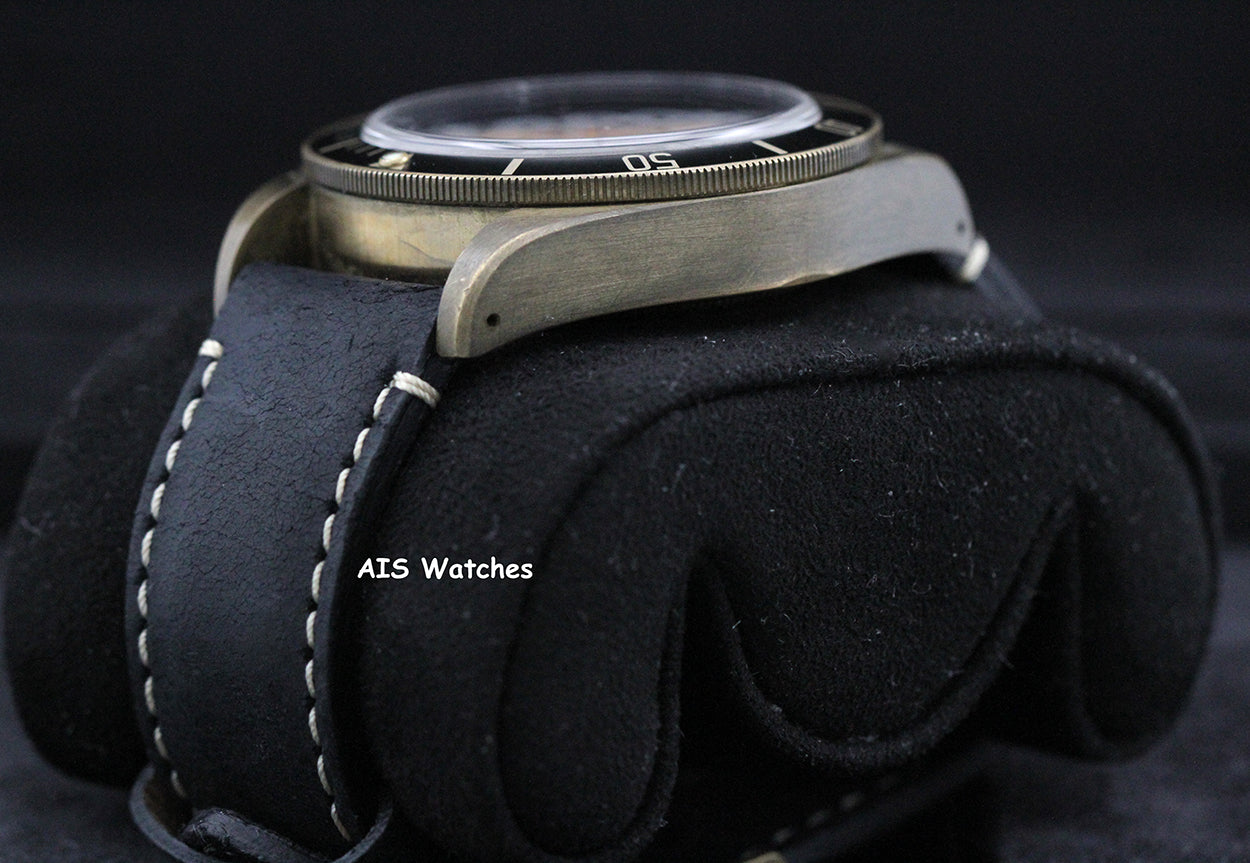 Tudor 79250BA Black Bay Bronze Black Leather Strap 43MM Box & Papers