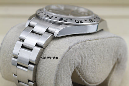 Rolex Explorer II 16570 Black Dial 40MM V Serial Box & Papers