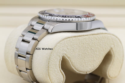 Rolex GMT-Master II 126719BLRO Meteorite Dial Pepsi 18K WG Box & Papers