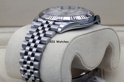 BNIB Rolex Datejust 41MM 126334 White Stick Dial Jubilee Box & Paper