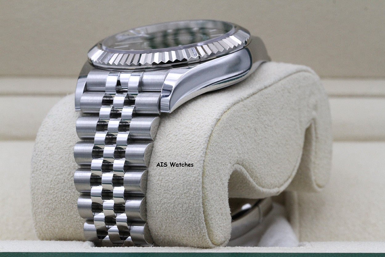 Rolex 326934 Sky-Dweller Stainless Steel Green Dial Jubilee 2024 Box & Papers
