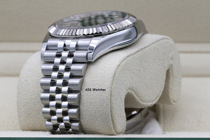 Rolex 326934 Sky-Dweller Stainless Steel Green Dial Jubilee 2024 Box & Papers
