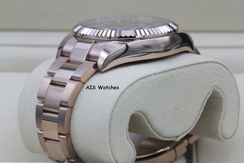 Rolex 326935 Sky-Dweller 18K Rose Gold Rhodium Dial Box & Papers
