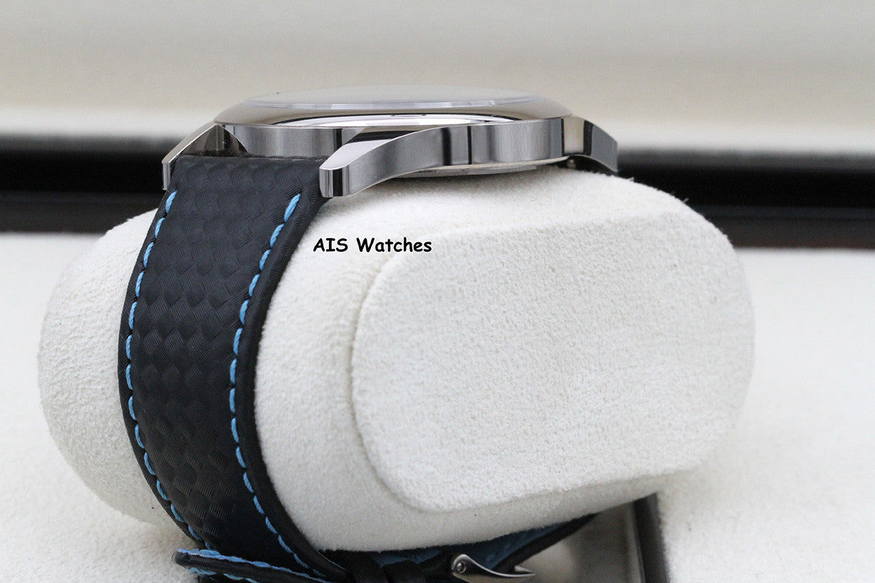 Patek Philippe 6007G-011 Calatrava White Gold Black / Sky Blue 40MM Box & Papers