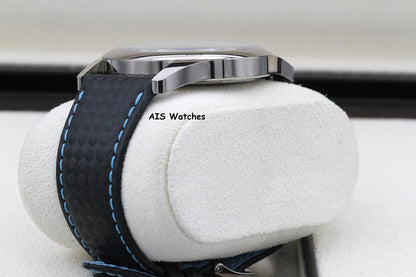 Patek Philippe 6007G-011 Calatrava White Gold Black / Sky Blue 40MM Box & Papers