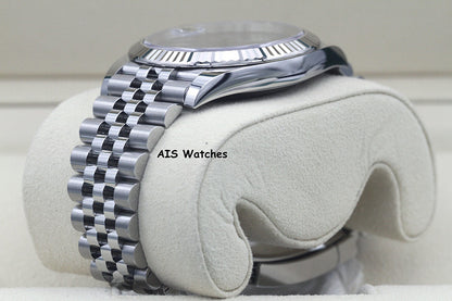 BNIB Rolex Datejust 41MM 126334 Wimbledon Slate Roman Dial Jubilee Box & Paper
