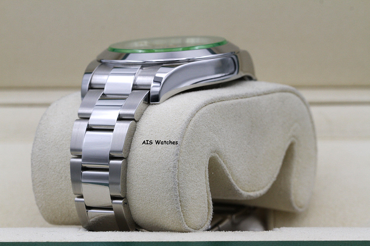 Rolex Milgauss Z-BLUE 116400GV Green Crystal Blue Dial 2021 Box & Papers