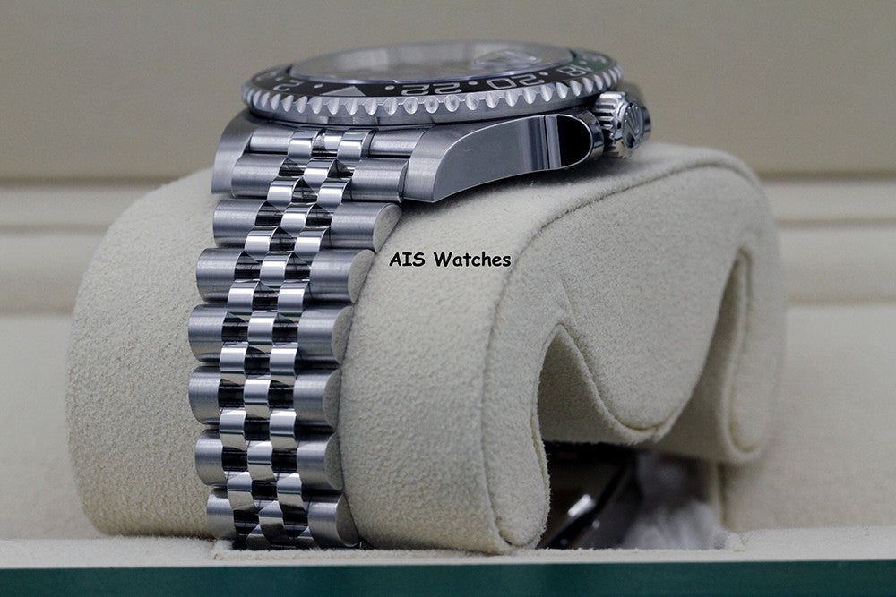 BNIB Rolex GMT Master II 126720VTNR Sprite Lefty Jubilee Black / Green BP