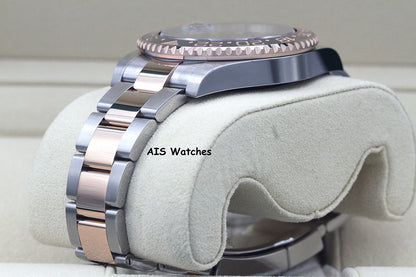 BNIB Rolex 126711 CHNR GMT Master II 18K Rose Gold / SS RootBeer Ceramic B&P