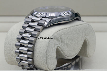 BNIB Rolex 228239 DayDate 40MM DD40 White Gold Black Stick Dial