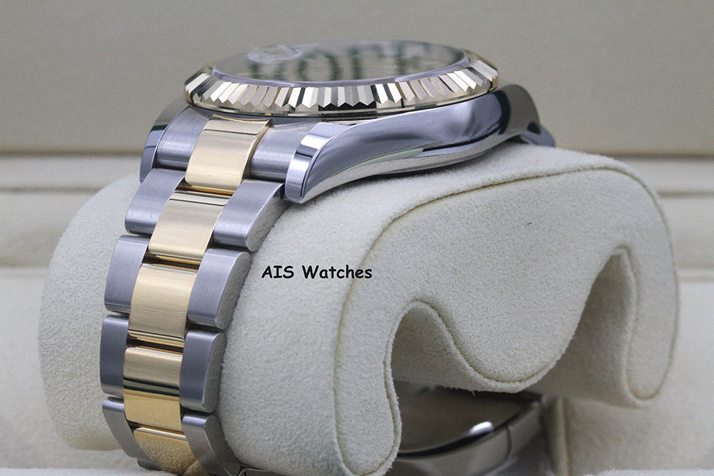 Rolex 326933 Sky-Dweller 18K Yellow Gold / SS Oyster Champagne Dial B&P