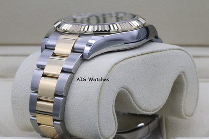 Rolex 326933 Sky-Dweller 18K Yellow Gold / SS Oyster Champagne Dial B&P