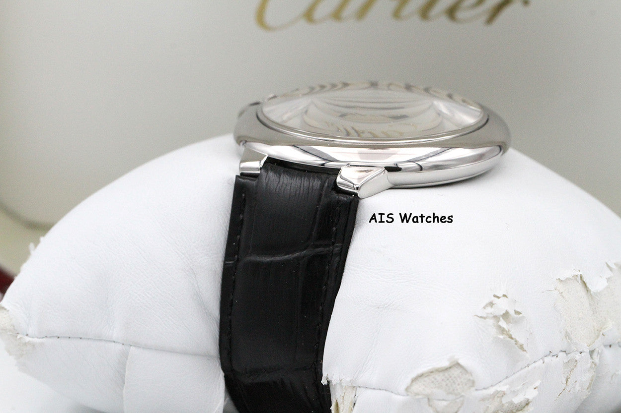 Cartier Ballon Blue de Cartier 42MM W69016Z4 Automatic SS Silver Dial B&P