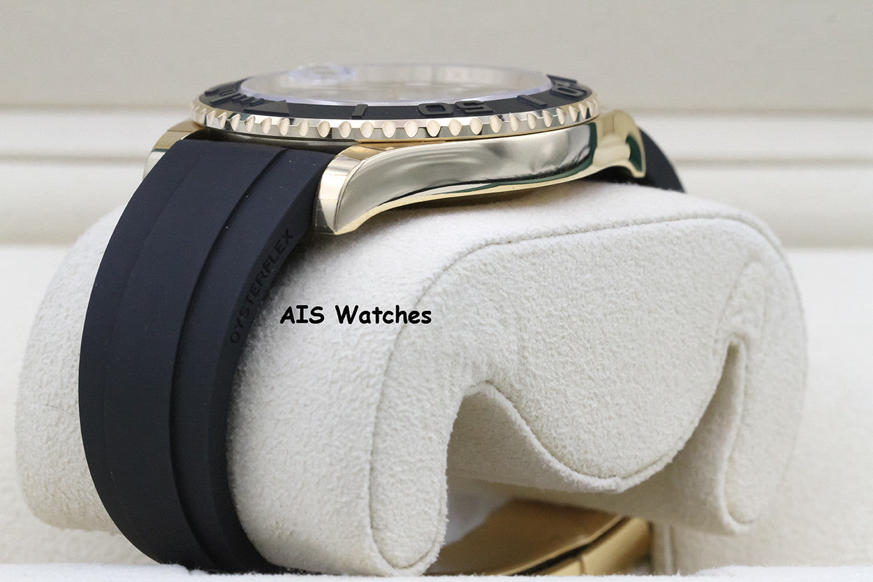BNIB Rolex Yachtmaster 226658 18K Yellow Gold OysterFlex Strap 42MM Box & Papers