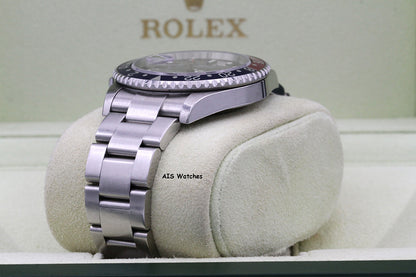 Rolex GMT Master II 16710 3186 Z Serial Pepsi / Black Insert Box & Papers