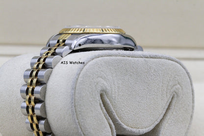 Rolex Ladies Two-Tone DateJust 69173 White Computer Dial 26MM R Serial - 1988 with Papers
