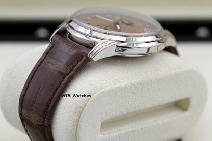 Patek Philippe Perpetual Calendar 5320G White Gold Rose Dial Box & Papers