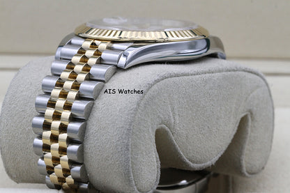 Rolex 126333 DateJust 41MM 18K YG/SS White Stick Dial Jubilee 2020 B&P
