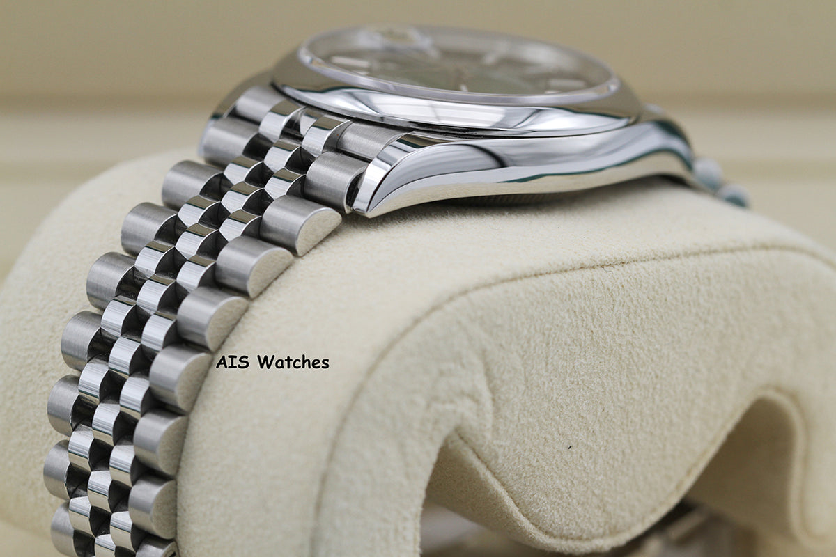 Rolex Datejust 36MM 126200 Ombre Green Stick Dial Jubilee DJ36 Box & Papers