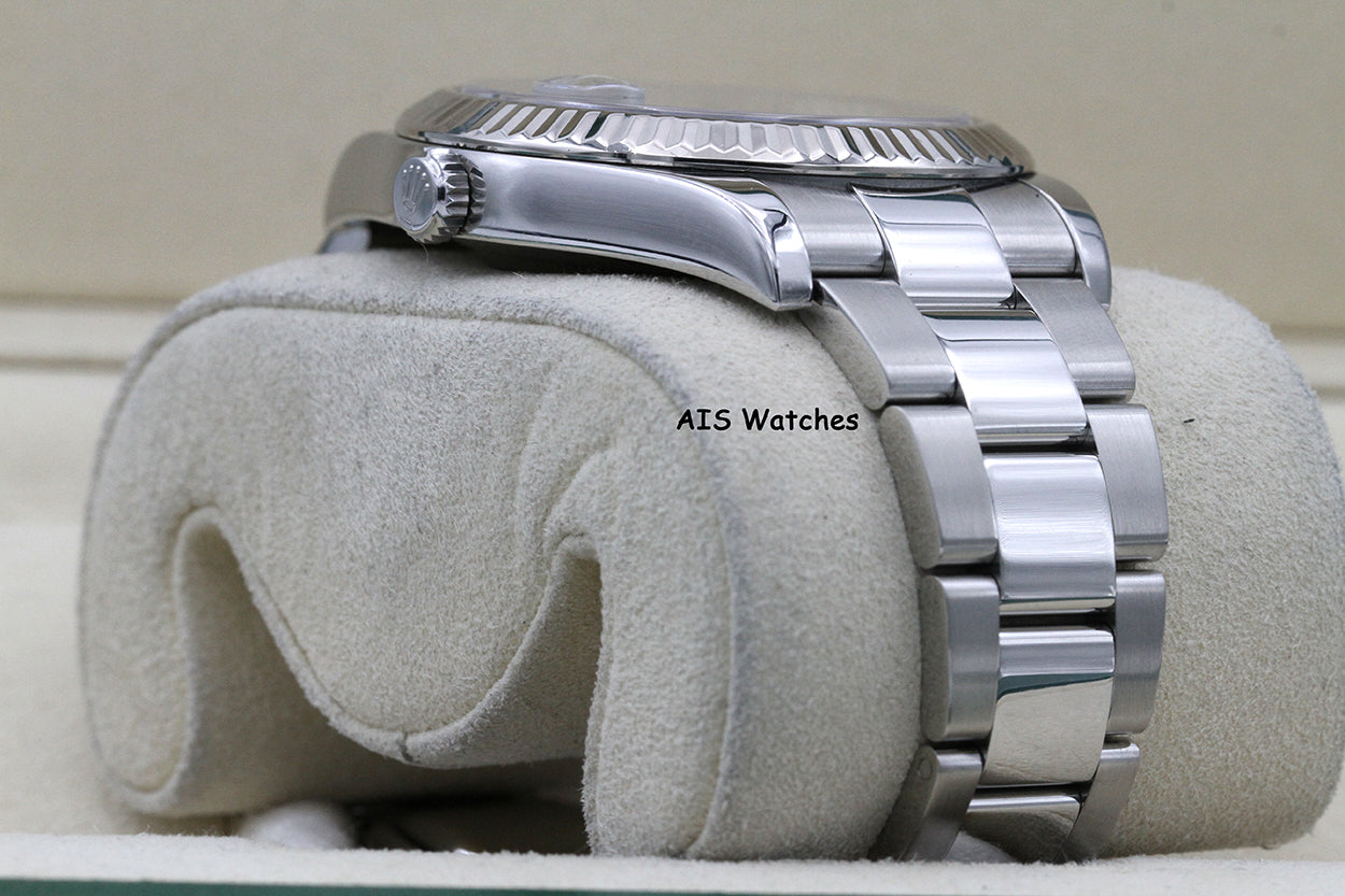 Rolex Datejust II 41MM 116334 Blue Stick Dial Stainless Steel 2015 Box & Papers