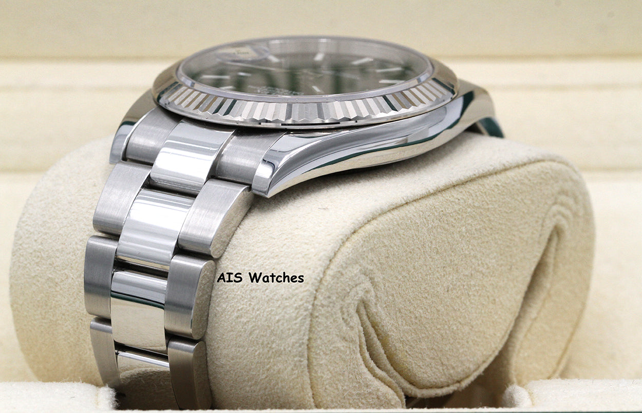 Rolex Datejust 41MM 126334 Black Stick Dial Oyster 2018 Box & Papers