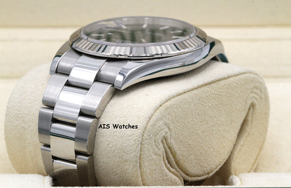 Rolex Datejust 41MM 126334 Black Stick Dial Oyster 2018 Box & Papers