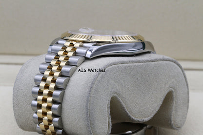 Rolex 126333 DateJust 41MM 18K YG/SS Silver Stick Dial Jubilee Bracelet 2022 Box & Papers