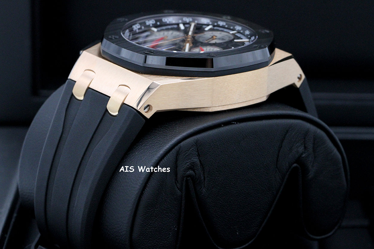Audemars Piguet 26420RO.OO.A002CA.01 Royal Oak Offshore Rose Gold 43MM Black BP