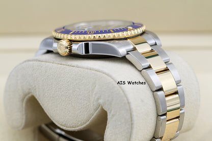 Rolex Submariner 18K YG/SS 116613LB SunBurst Blue Dial Ceramic 40MM 2019 B&P