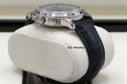 Patek Philippe 5930G World Time Chronograph White Gold Blue Dial Box & Paper