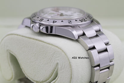 Rolex Explorer II 16570 Polar White Dial 40MM M Serial 3186 Box & Papers