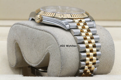 Rolex 126333 DateJust 41MM 18K YG/SS Silver Stick Dial Jubilee Bracelet 2023 Box & Papers
