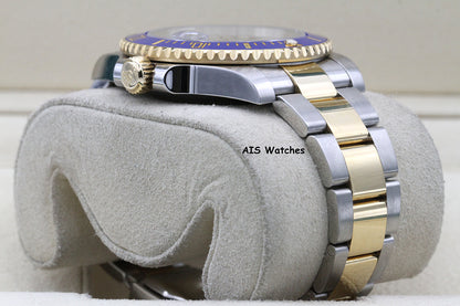 Rolex Submariner 18K YG/SS 116613LB SunBurst Blue Dial Ceramic 40MM 2018 B&P