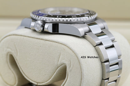 BNIB Rolex GMT Master II 126710BLNR Batman Oyster Bracelet Ceramic Bezel BP