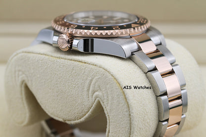 Rolex 126711 CHNR GMT Master II 18K Rose Gold / SS RootBeer Ceramic 2022 B&P