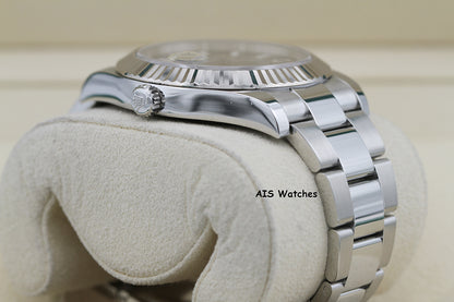 Rolex Datejust II 41MM 116334 Blue Stick Dial Stainless Steel 2017 Box & Papers