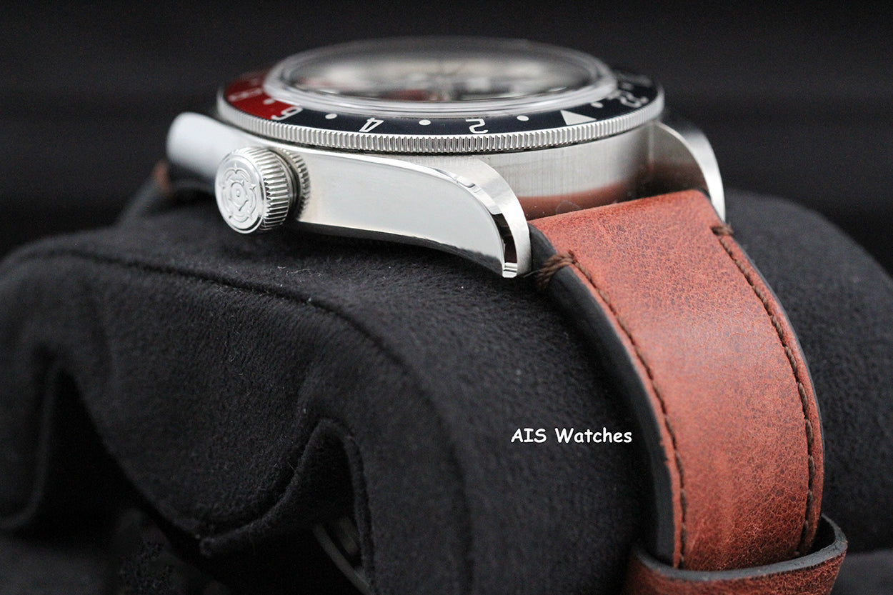 Tudor 79830RB Black Bay GMT Pepsi Stainless Leather Strap Box & Paper