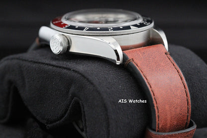Tudor 79830RB Black Bay GMT Pepsi Stainless Leather Strap Box & Paper
