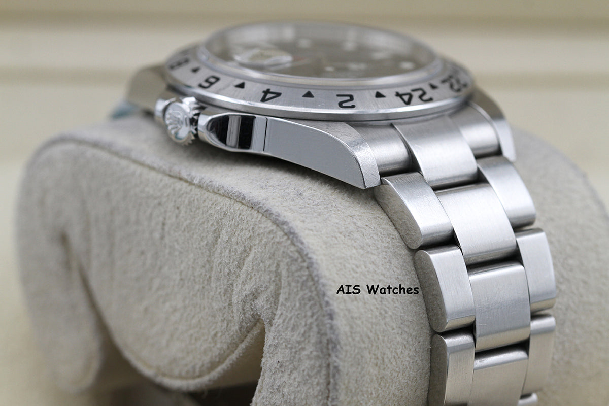 Rolex Explorer II 16570 Black Dial 40MM V Serial Box & Papers