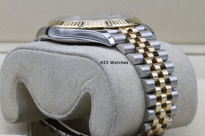 Rolex 126333 DateJust 41MM 18K YG/SS Black Stick Dial Jubilee Bracelet 2021 B&P