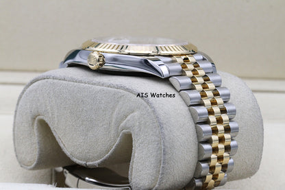 Rolex 126333 DateJust 41MM 18K YG/SS Silver Stick Dial Jubilee Bracelet 2022 Box & Papers